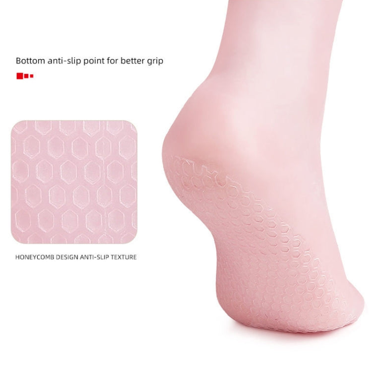 Sole Honeycomb Shock-absorbing Pressure-relieving Foot Beach Socks, Size: L