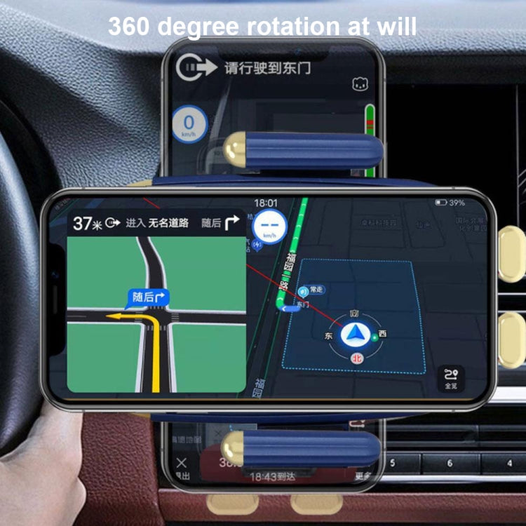 S18 15W Car Wireless Charger Phone Holder, Color: Green  With Suction Cup Bracket