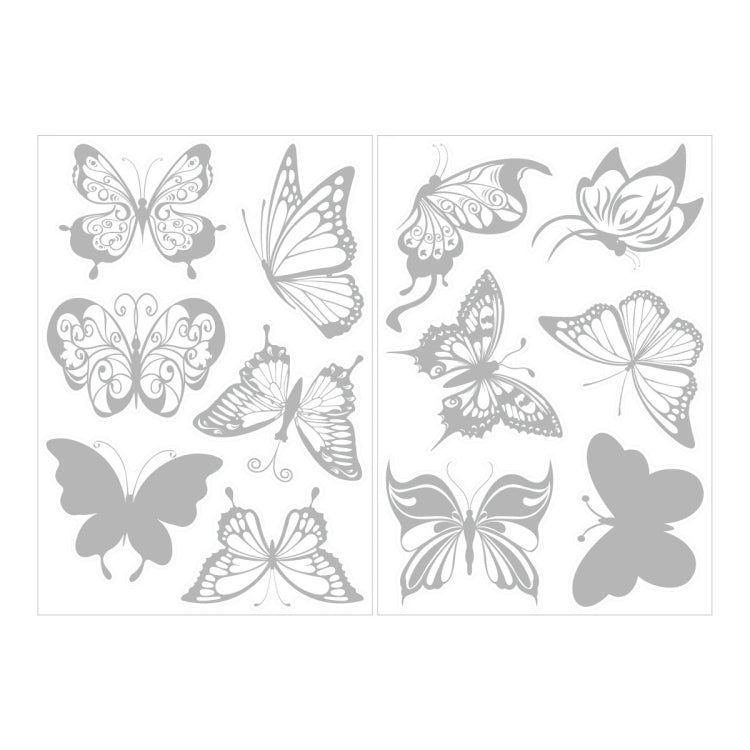 2 Sets Transparent Window Decals Protect Wild Birds From Impact Decals