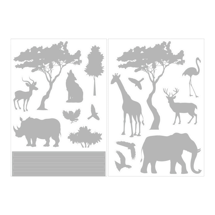 2 Sets Transparent Window Decals Protect Wild Birds From Impact Decals