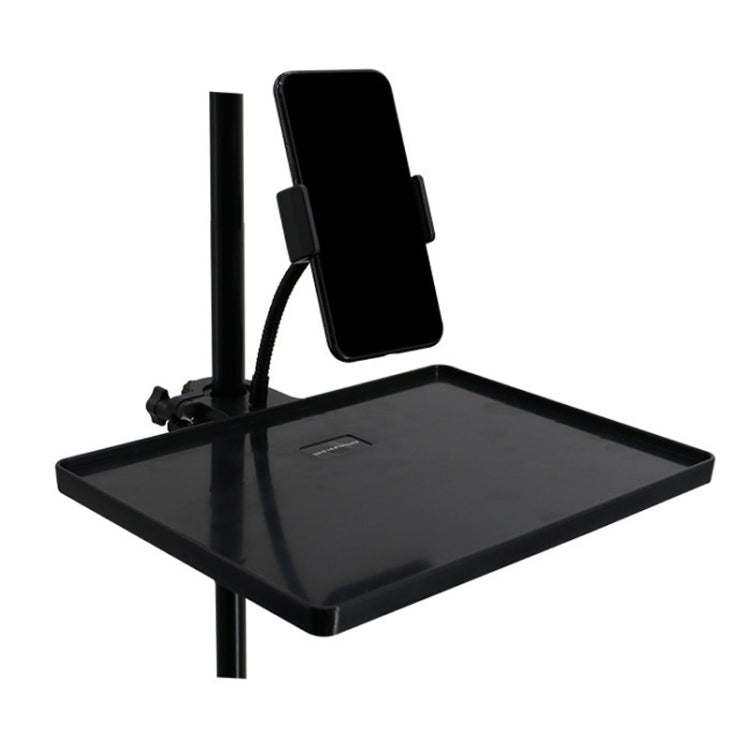 Live Broadcast Bracket Sound Card Tray Plastic Pallet Rack,Style: V3+Hose Mobile Phone Clip