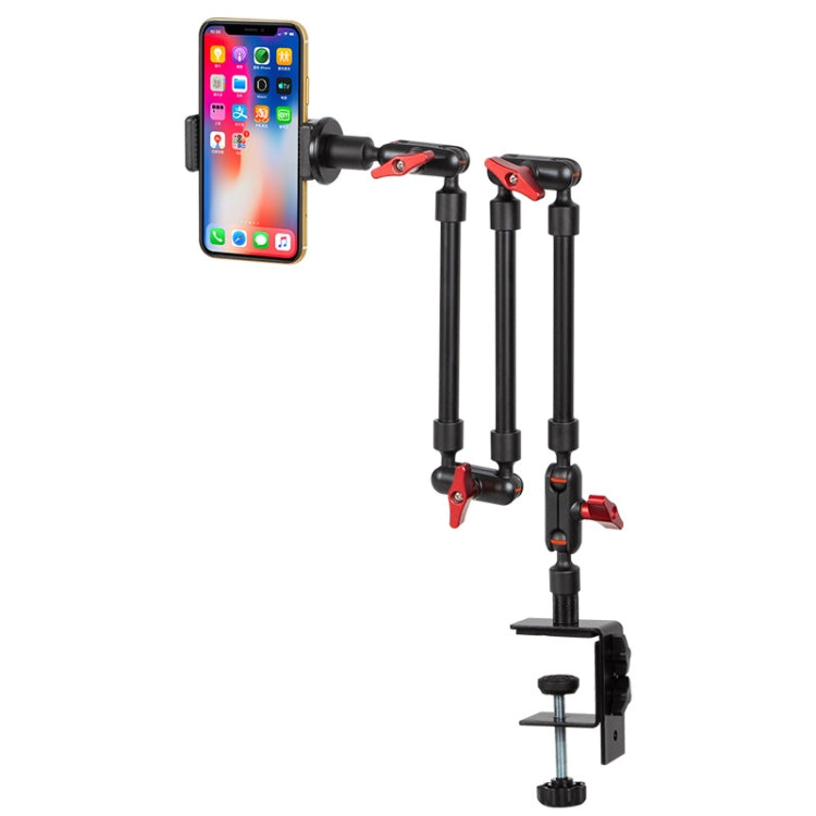 Multifunctional Metal Universal Cantilever Extension Bracket,Style: With Phone Clip