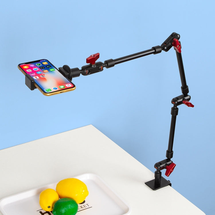 Multifunctional Metal Universal Cantilever Extension Bracket,Style: With Phone Clip
