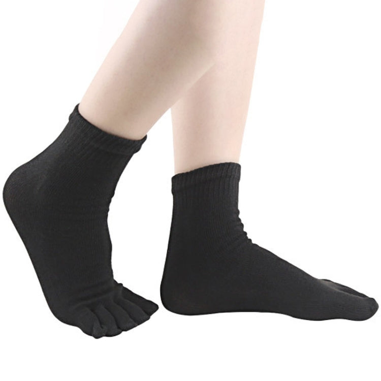 5 Pairs Knitted Comfort Five-Toed Socks Men Split Toe Socks