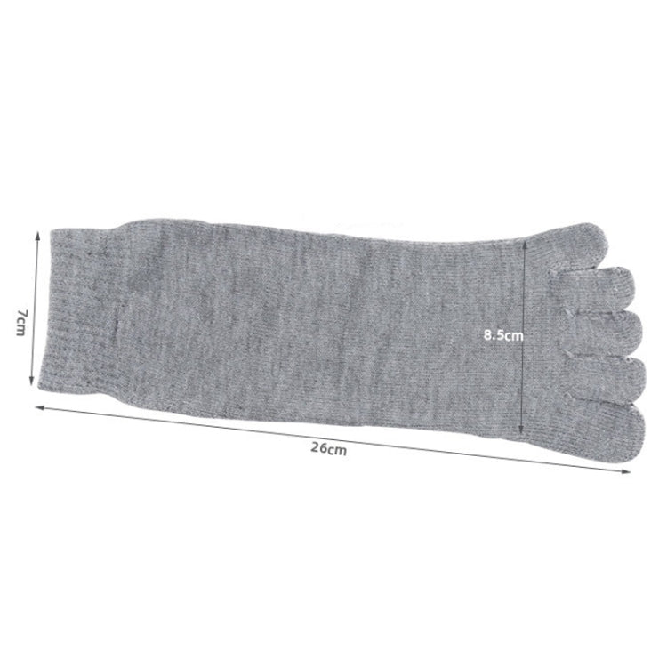 5 Pairs Knitted Comfort Five-Toed Socks Men Split Toe Socks