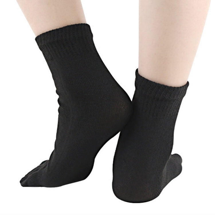 5 Pairs Knitted Comfort Five-Toed Socks Men Split Toe Socks