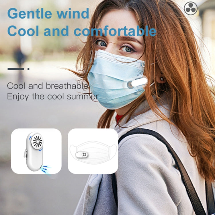 K1 Mini Clip-type Mask Fan Usb Charging 3-speed Adjustable Small Fan