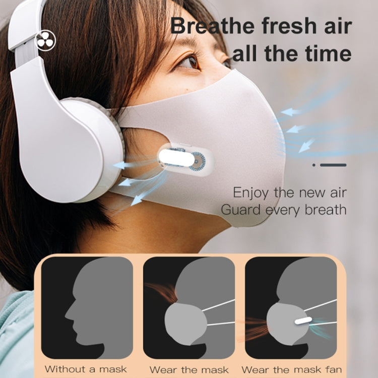 K1 Mini Clip-type Mask Fan Usb Charging 3-speed Adjustable Small Fan
