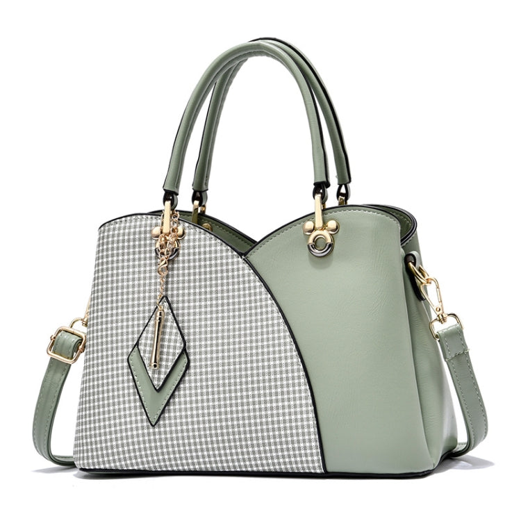 Lattice Texture Large Capacity Handbag