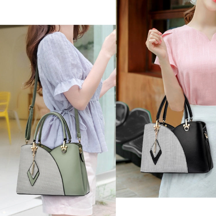 Lattice Texture Large Capacity Handbag