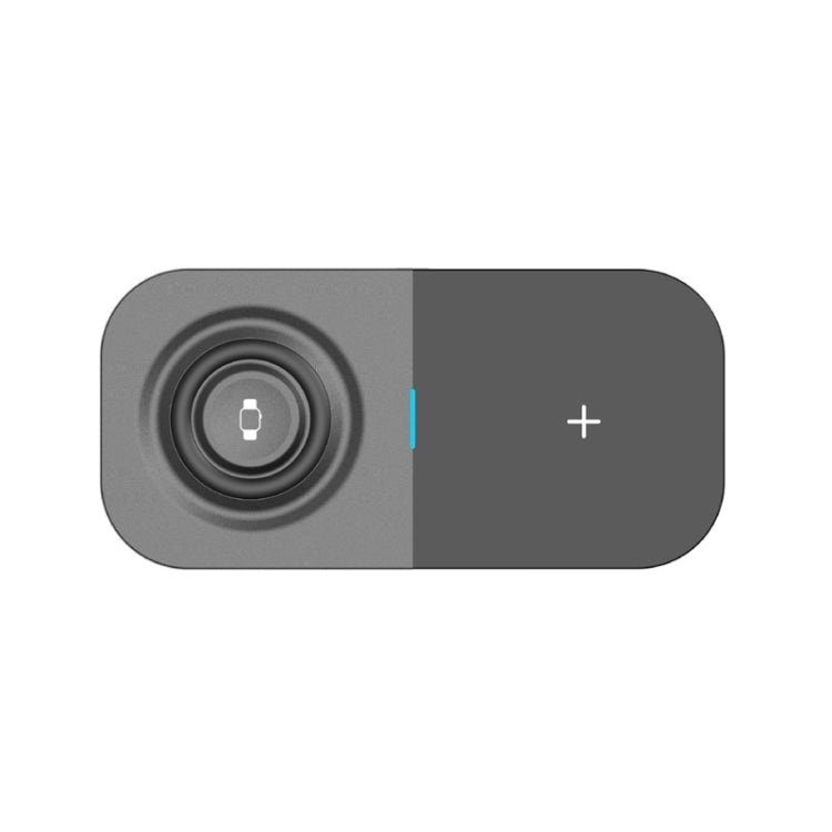 2 In 1 Wireless Charger Suitable For Apple/QI Mobile Phone & Apple Watch (Black)