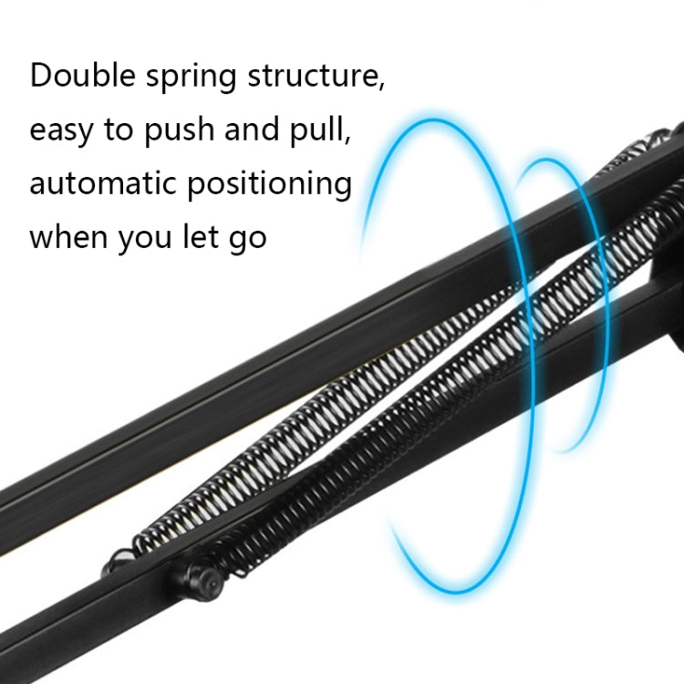 Live Cantilever Folding Phone Holder with PTZ+Fill Light+Hose Clip