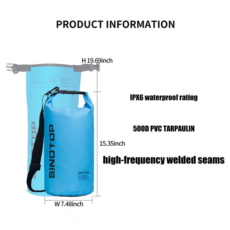 SINOTOP TM0211001 Outdoor Swimming Beach Waterproof Bag, Size: 10L