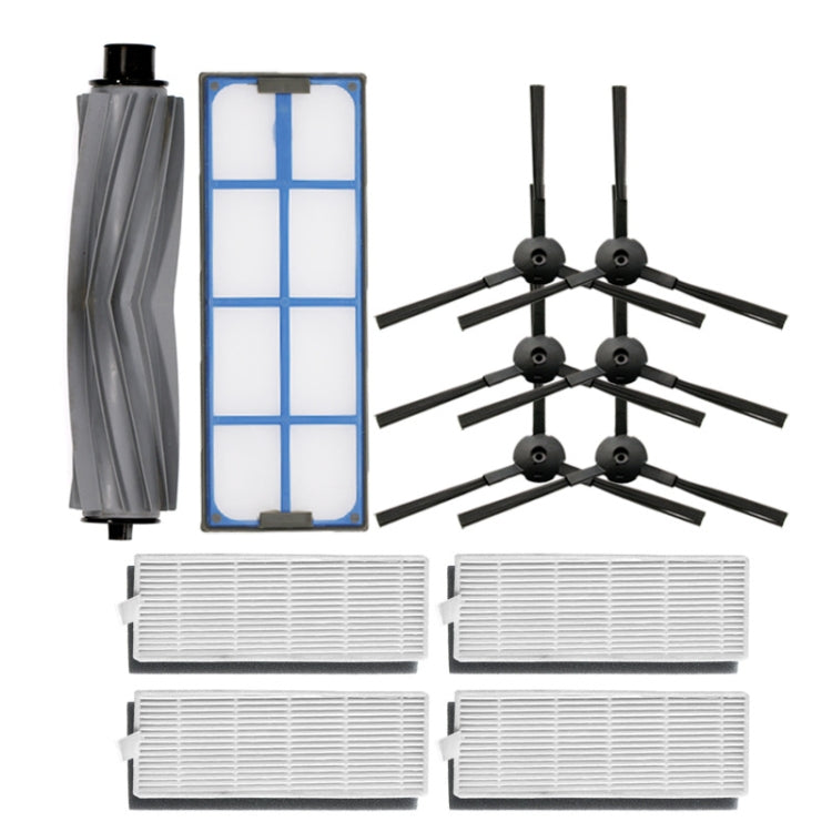 1 Glue Brush +1 Initial Filter +3 Pairs Side Brush +4 Filters For ilife A8 A6 X620 X623