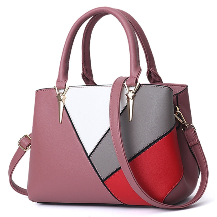 A51 PU Colorblock Ladies Handbag