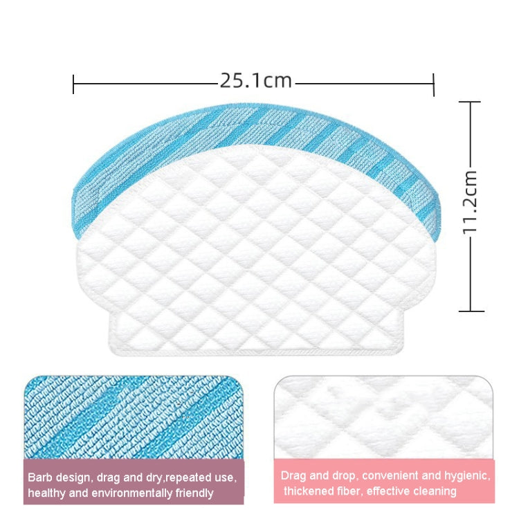 2pairs Side Brush For Ecovacs OZMO 950 920 T5  DX55 DJ65 Vacuum Cleaner Accessories