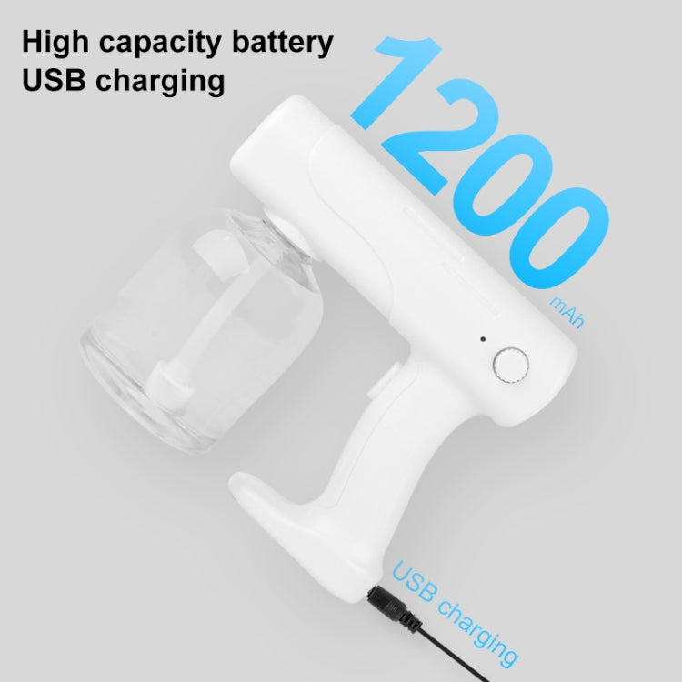 Rechargeable Portable Blue Light Atomizing Alcohol Sprayer, Style: Adjustable