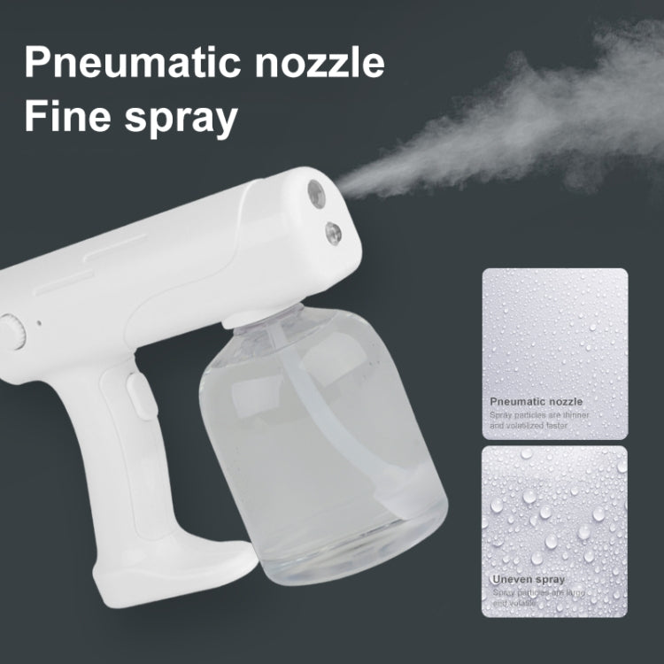 Rechargeable Portable Blue Light Atomizing Alcohol Sprayer, Style: Adjustable