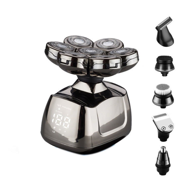 7-head Multifunctional Waterproof Barber Shaver, Specification: USB charging