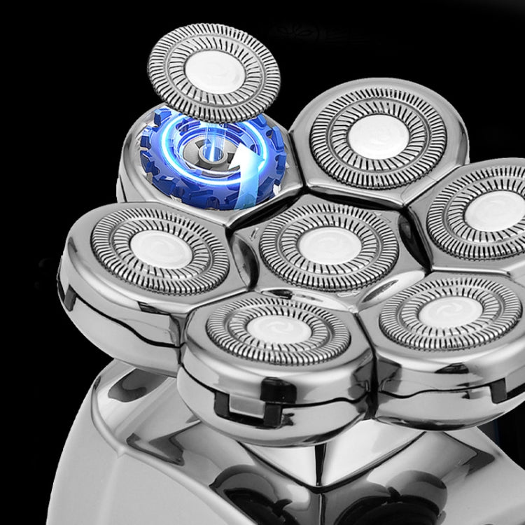 7-head Multifunctional Waterproof Barber Shaver, Specification: USB charging
