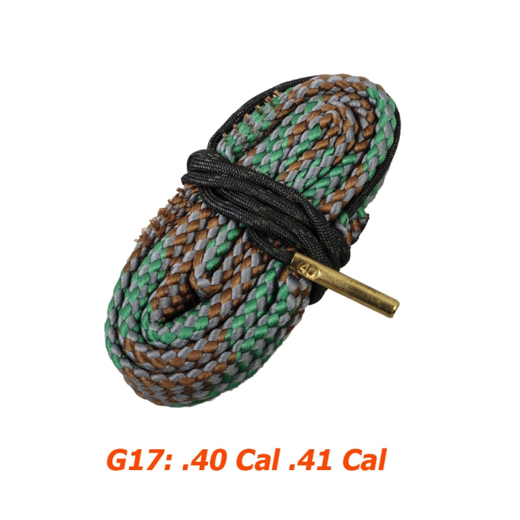 2 PCS Strip Cotton Rope Cleaning Dust Removal Tube Brush, Specification: G17 40CAL.41CAL.