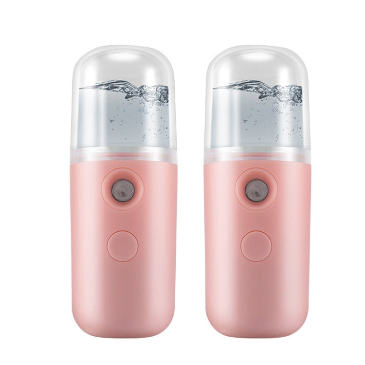2 PCS Mini Portable Spray Moisturizer Cold Spray Machine Face Steamer