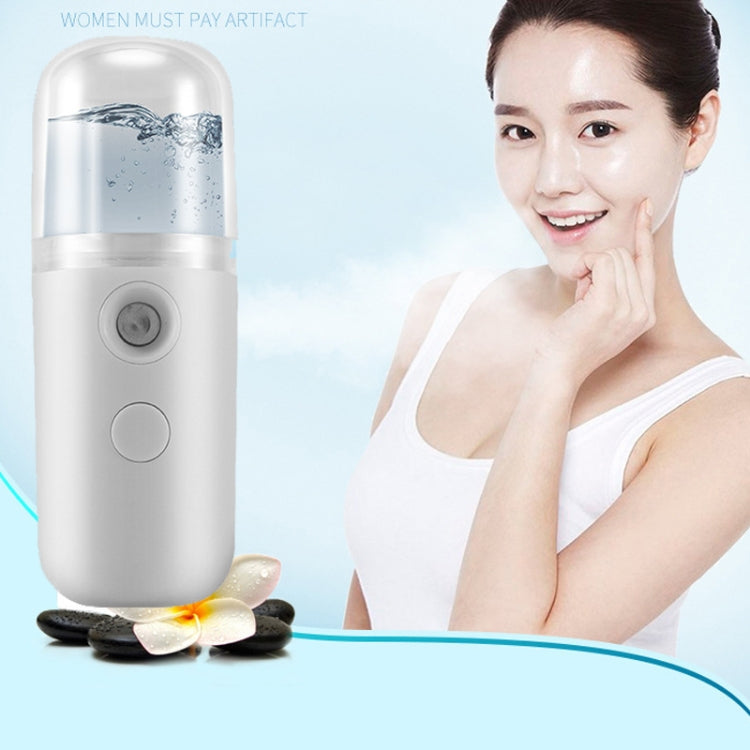 2 PCS Mini Portable Spray Moisturizer Cold Spray Machine Face Steamer