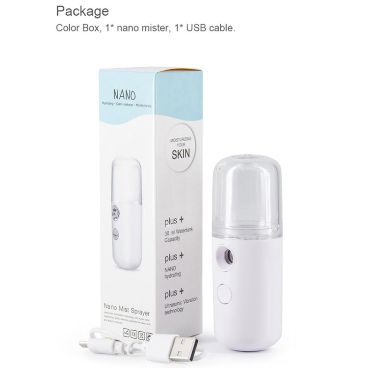 2 PCS Mini Portable Spray Moisturizer Cold Spray Machine Face Steamer
