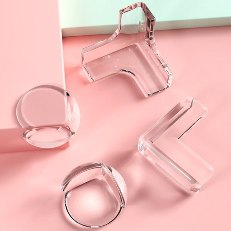 10 PCS T-type Transparent Table Corner Crash Pad