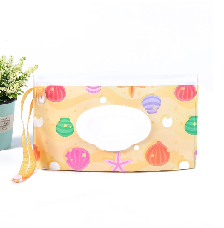 5 PCS Baby EVA Wet Wipes Bag Portable Flip Removable Sanitary Wet Wipes Bag