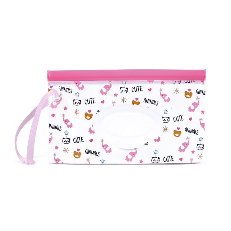 5 PCS Baby EVA Wet Wipes Bag Portable Flip Removable Sanitary Wet Wipes Bag
