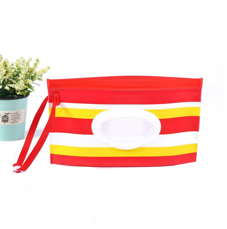 5 PCS Baby EVA Wet Wipes Bag Portable Flip Removable Sanitary Wet Wipes Bag