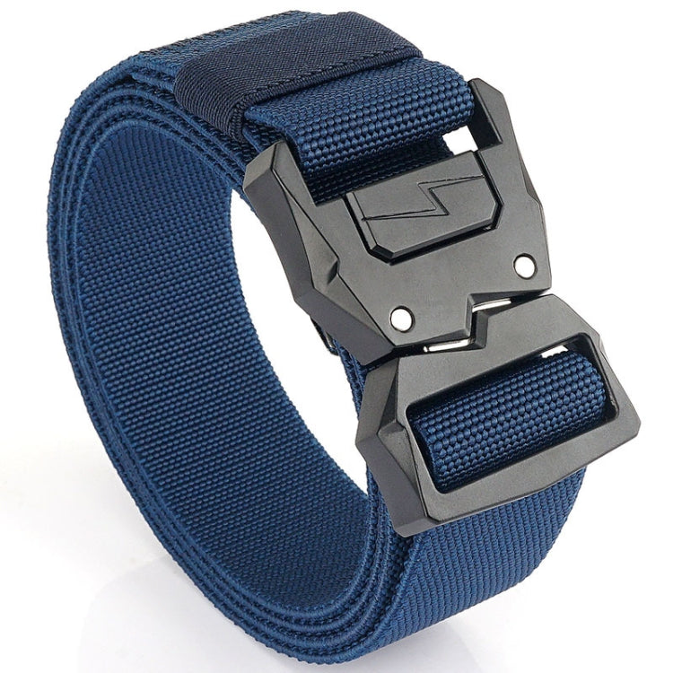 Outdoor Casual Lightning Buckle Men Elastic Belt, Length: 125cm
