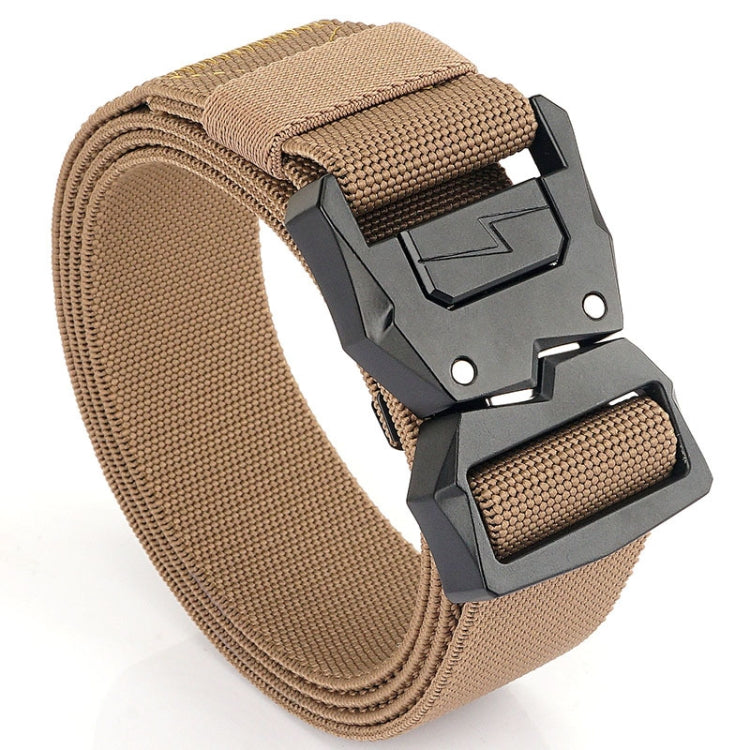 Outdoor Casual Lightning Buckle Men Elastic Belt, Length: 125cm
