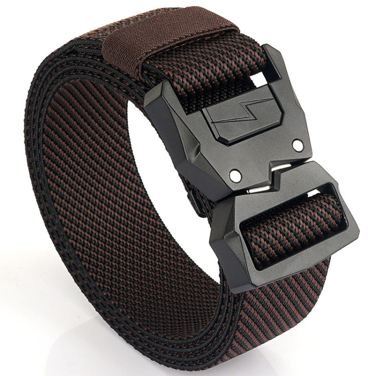 Outdoor Casual Lightning Buckle Men Elastic Belt, Length: 125cm