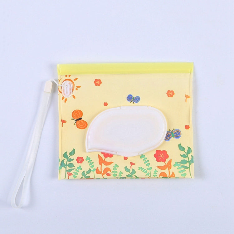 3 PCS Baby EVA Wet Wipes Bag Flip Removable Paper Towel Cosmetic Cotton Bag