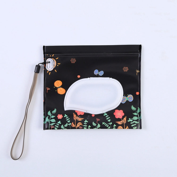 3 PCS Baby EVA Wet Wipes Bag Flip Removable Paper Towel Cosmetic Cotton Bag