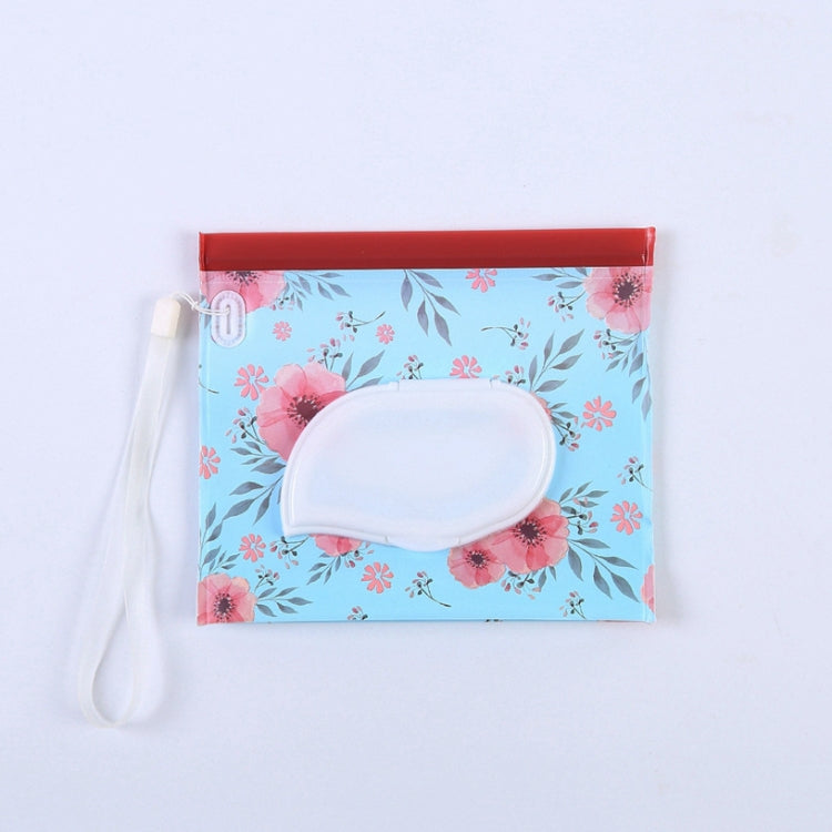 3 PCS Baby EVA Wet Wipes Bag Flip Removable Paper Towel Cosmetic Cotton Bag