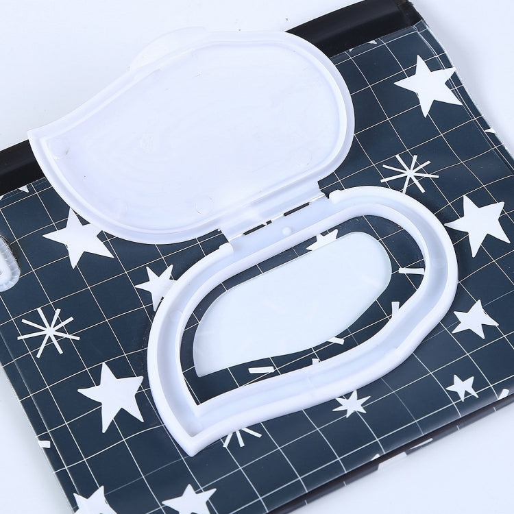 3 PCS Baby EVA Wet Wipes Bag Flip Removable Paper Towel Cosmetic Cotton Bag