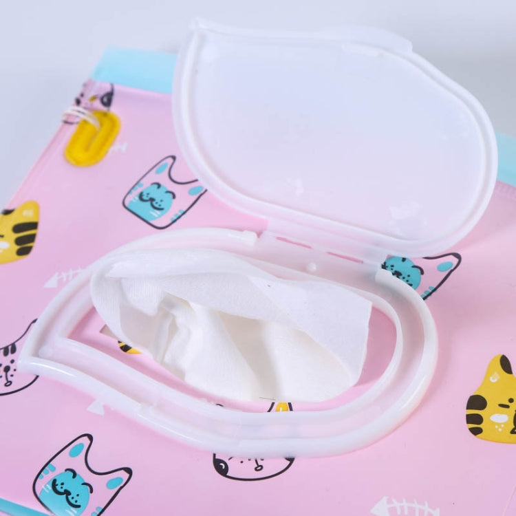 3 PCS Baby EVA Wet Wipes Bag Flip Removable Paper Towel Cosmetic Cotton Bag