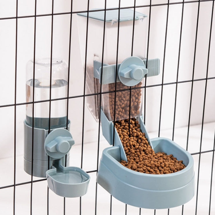 Pet Hanging Feeder Cat Automatic Drinker, Style: Feeder+Drinker