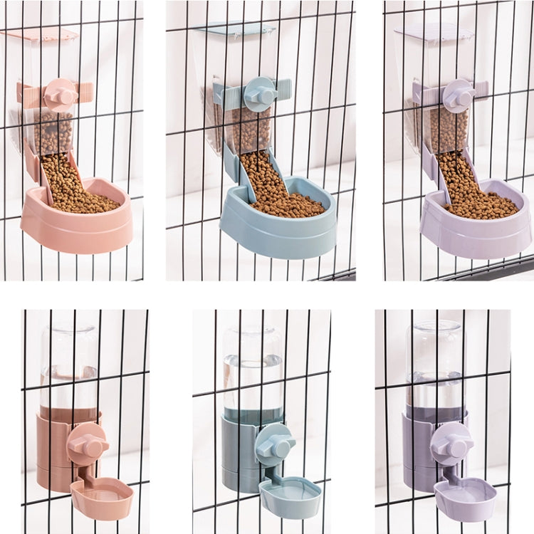 Pet Hanging Feeder Cat Automatic Drinker, Style: Feeder+Drinker
