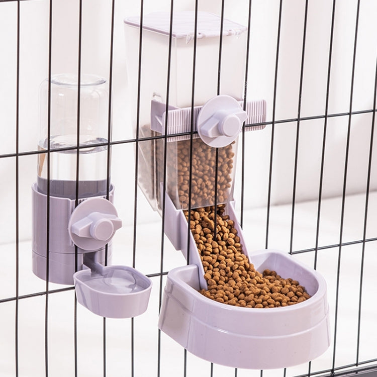 Pet Hanging Feeder Cat Automatic Drinker, Style: Feeder+Drinker