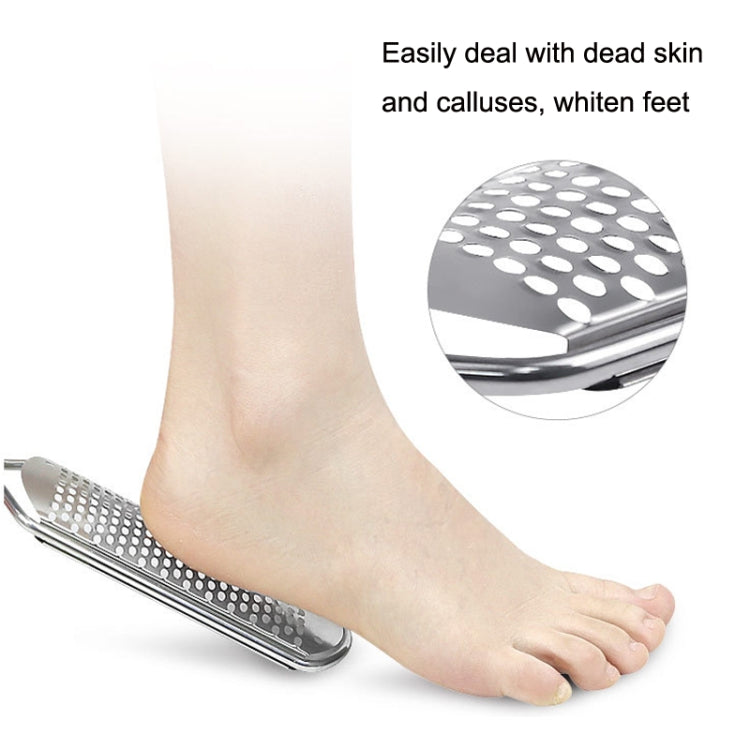 Stainless Steel Exfoliating Pedicure Grinding And Rubbing Machine, Style: Big Hole Smiles (Black)