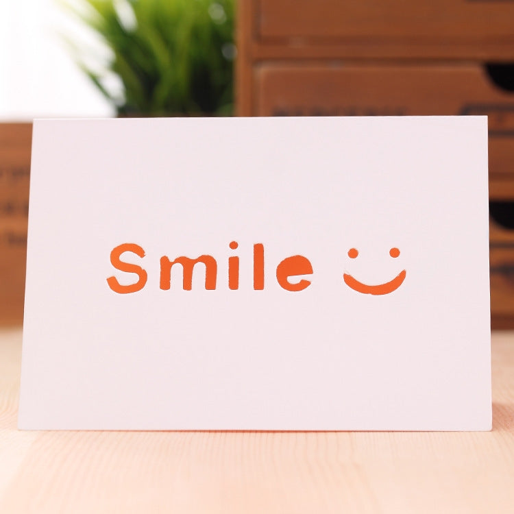 50 PCS A-035 Large Hollow Letters Holiday Greeting Card