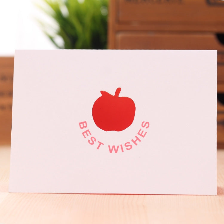 50 PCS A-035 Large Hollow Letters Holiday Greeting Card