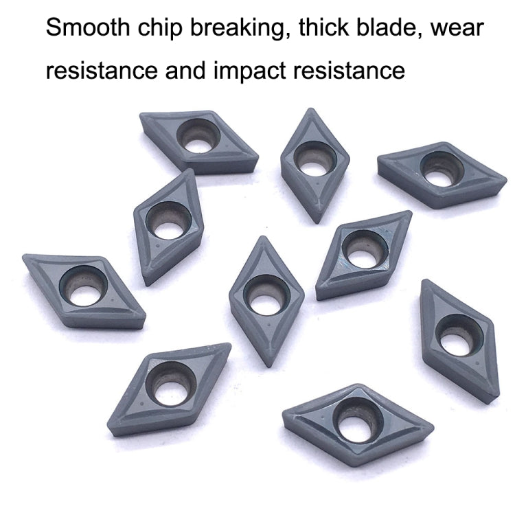 10 PCS DCMT070204 SM 907/908 Carbide Coated CNC Inserts