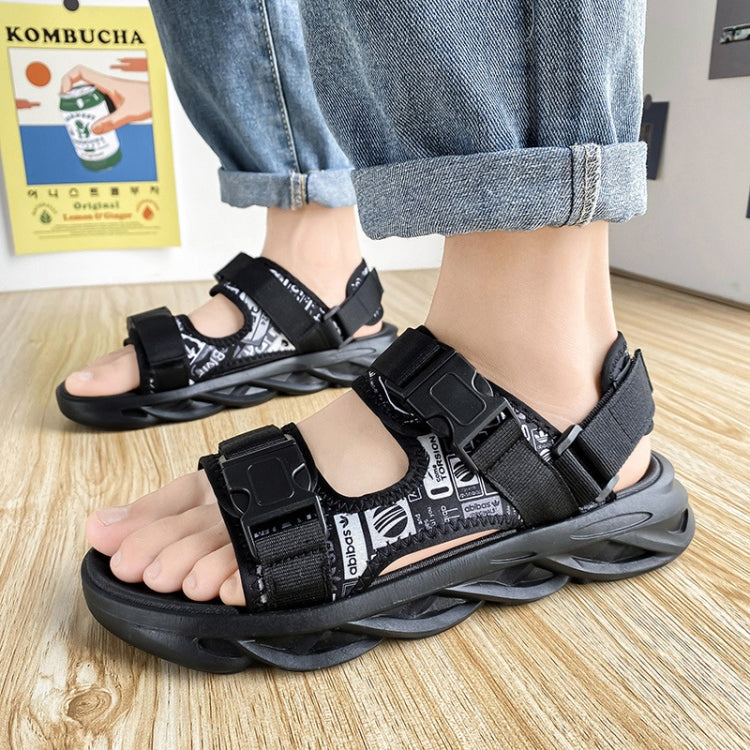 Casual Open Toe Breathable Beach Slippers Beach Sandals For Men, Size: 39