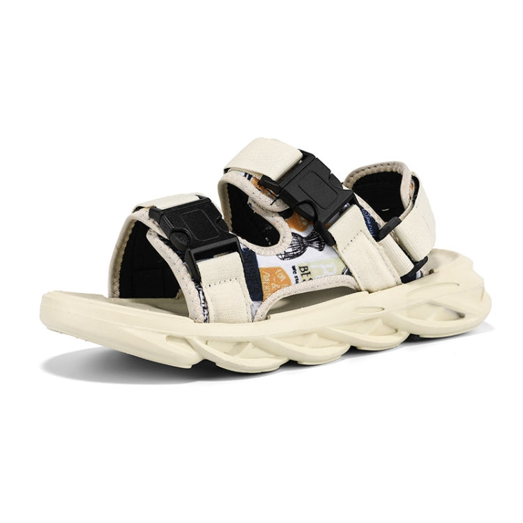 Casual Open Toe Breathable Beach Slippers Beach Sandals For Men, Size: 43