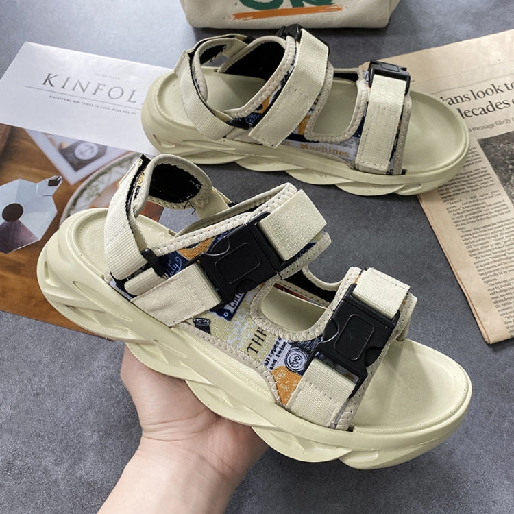 Casual Open Toe Breathable Beach Slippers Beach Sandals For Men, Size: 44